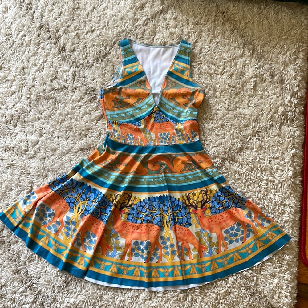 BlackMilk Deer Nouveau Marilyn Dress size small